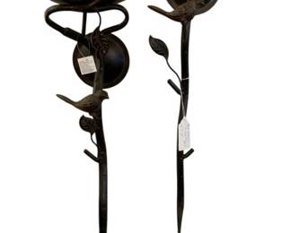 185 - 2 Bird Wall Sconce - 31 x 7 x 5.5
