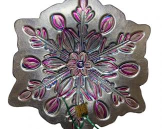 1275 - Art Deco Painted Tray - 18.5"