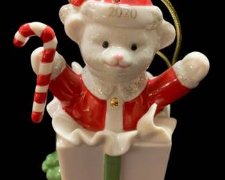 831 - Lenox 2020 Christmas Ornament - 3.5" Tall