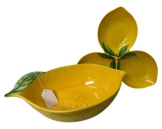 280 - Lemon Bowl & Divided Lemon Tray - 16 x 10