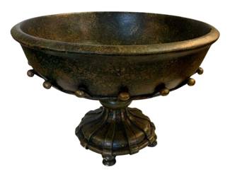 160 - Decorative Footed Bowl - 11 x 15.5