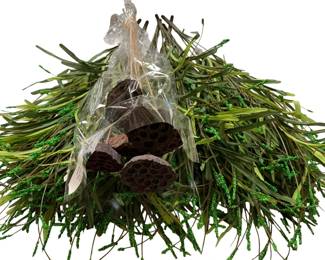 855 - Artificial Greenery & Lotus Pods - 28" Tall