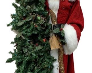 982 - 57" Ditz Designs Father Christmas Figurine (Description): 60 x 16 x 26 Used as is electric/electronic/mechanical item. No guarantee all components, untested.