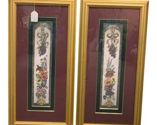 767 - 2 Framed Prints - 35 x 18