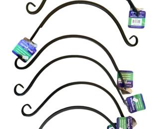 65 - 6 Curved Hooks - 12" Long