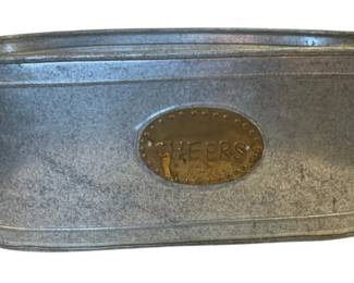 166 - Metal Tub - 23 x 11 x 7.5