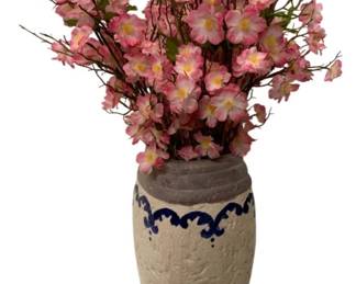 726 - Faux Cherry Blossoms in Vase - 23 x 14