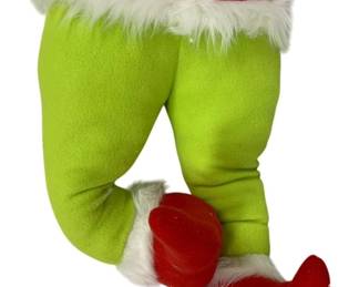 1039 - Plush Decorative Grinch Legs - 18 x 10 x 16
