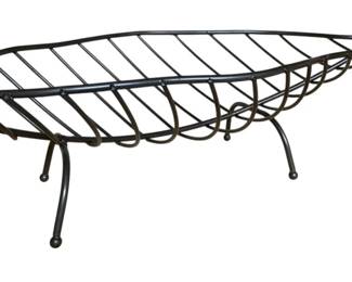 1254 - Metal Rack in the Shape of a Leaf