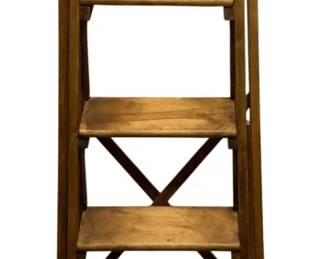 663 - 4-Step Decorative Wooden Ladder - 42 x 14.25 x 26