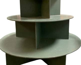 883 - 3 Tier Wood Shelf - 63 x 52 (Description): Does Come Apart