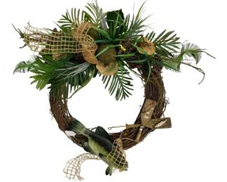 1320 - Handcrafted Fisherman's Wreath - 33 Round