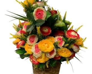 725 - Flower Arrangement in Basket - 26 x 20