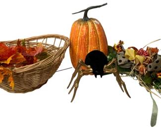 722 - Assorted Fall/Halloween Decor Items