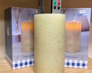 1243 - Candle Fountains (Description): Used as is electric/electronic/mechanical item. No guarantee all components, untested.