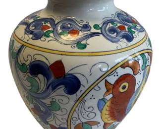 380 - Art Deco Asian Vase - 9 x 7