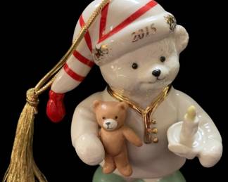 828 - Lenox 2015 Christmas Ornament - 4" Tall