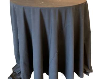 69 - Side Table w/ Tablecloth - 30 x 30