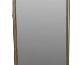1302 - Framed Mirror - 73 x 25 - As Is (Description): Has 2 Holes In Frame