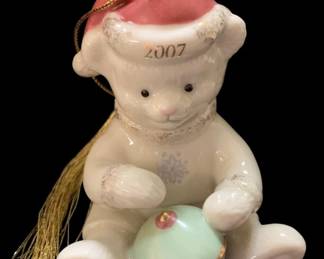 824 - Lenox 2007 Christmas Ornament - 3.25" Tall