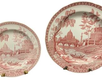 1400 - 2 Spode Archive Collection Plates - 10.5"