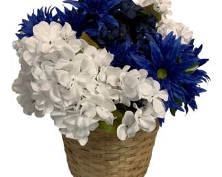 769 - Faux Floral Picks in Basket - 22 x 21
