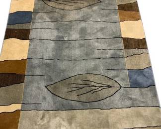 1371 - Genesis "Solitude Blue" Rug - standard 6 x 9