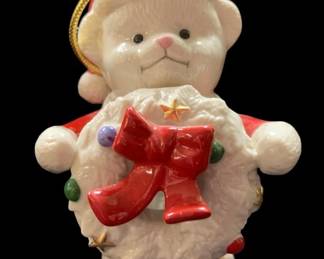 832 - Lenox 2018 Christmas Ornament - 4" Tall