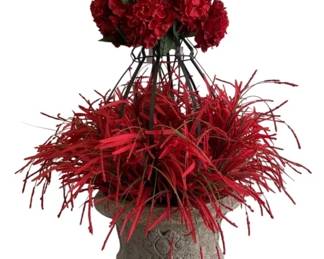 432 - Artificial Floral Topiary - 54 x 32 x 32