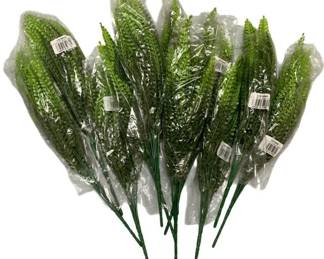 1214 - 10 Sprigs of Artificial Bead Grass