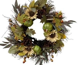 1295 - Fall Wreath - 27 Inches Round