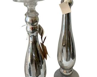97 - 2 Candleholders - 20 x 4.5
