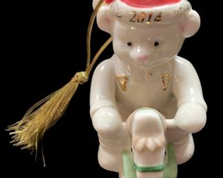 830 - Lenox 2014 Christmas Ornament - 3.5" Tall