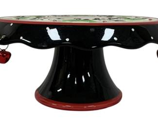 1350 - Christmas Cake Stand - 6 x 12.5 Round