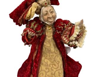 1333 - Lam Lee Shakespearean Jester Doll - 19 Inches Tall