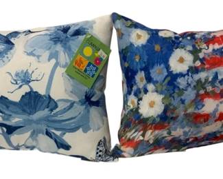 223 - 2 Climaweave Indoor/Outdoor Pillows - 16 x 10