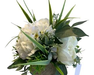 326 - Faux Arrangement in Planter - 12 x 12