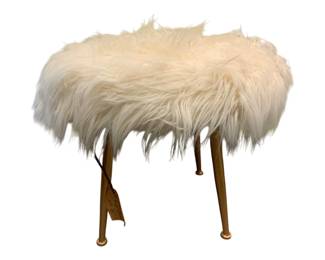 284 - Faux Fur Toadstool - 17 x 21