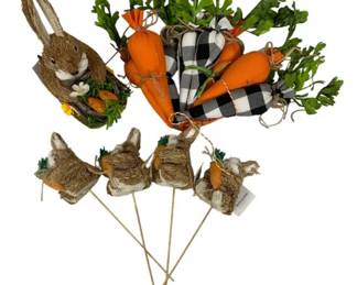 948 - Small Sisal Bunny Stems & More