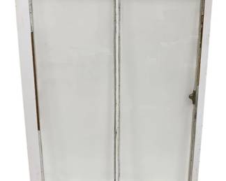 1340 - Vintage Wooden 2- Pane Window Sash - 36 x 27 x 1.5