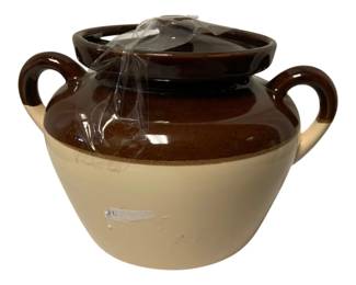 611 - McCoy Bean Pot, "The Spirit of 76" (Description): 6.5 x 10 x 8