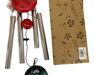 1124 - Snowman Windchime - New in Box - 23 x 3.5 Round
