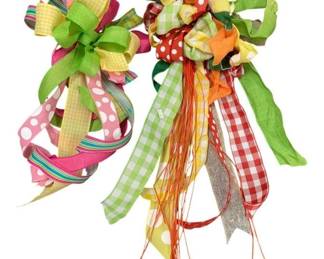 1437 - 2 Handcrafted Bows - 31 x 12