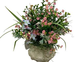 1307 - Handcrafted Spring Arrangement in Planter (Description): 13 x 13 x 13