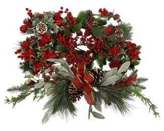 1044 - Assorted Swag & Candle Greenery Rings