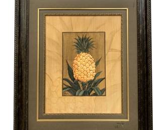 1364 - Framed Print - Signed - 30.5 x 25 (Description): No Glass in Frame