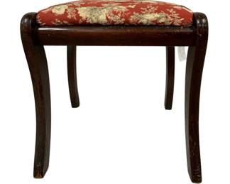 1315 - Upholstered Stool - 17.5 x 16.5 x 17.5