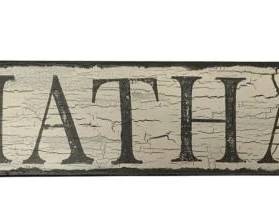 637 - "Chatham" Wooden Sign - 19.25 x 3.25