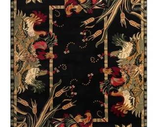 1434 - New in Plastic Country Collection Rug (Description): 6' x 9' - Rooster - Images of Rug are taken from the internet as the rug is sealed in protective plastic