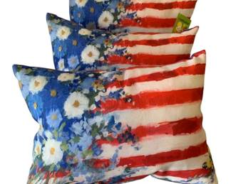 19 - 3 Climaweave Indoor/Outdoor Pillows 16 x 11